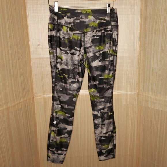 Eddie Bauer Womens Grey Geometric Athletic Leggings Medium - Picture 4 of 6